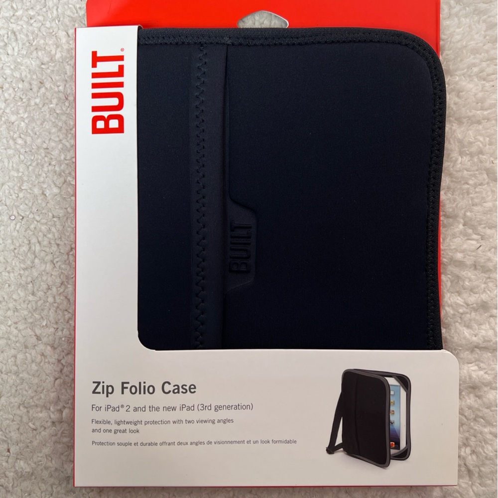BUILT NY Neoprene Zip Folio Case for All iPads